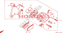 ACHTER REMKLAUW voor Honda VALKYRIE 1500 F6C 2002