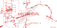 KOPPELING HOOFDCILINDER voor Honda VALKYRIE 1500 F6C CRUISER 2002