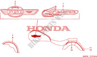 STREEP/MERK voor Honda VALKYRIE 1500 F6C CRUISER 2002