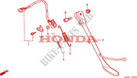 ZIJDE STANDAARD voor Honda VALKYRIE 1500 F6C 2002