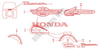 STREEP/MERK(2) voor Honda VALKYRIE 1500 F6C TOURER 1997
