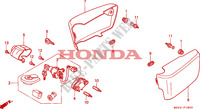 ZIJ AFDEKKING voor Honda 1500 F6C 1998