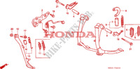 STANDAARD voor Honda CBR 1000 DUAL CBS 1998