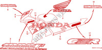 STREEP/MERK(5) voor Honda CBR 1000 DUAL CBS 1995