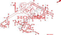 SLANGEN(1) voor Honda GL 1500 GOLD WING ASPENCADE 20th 1995