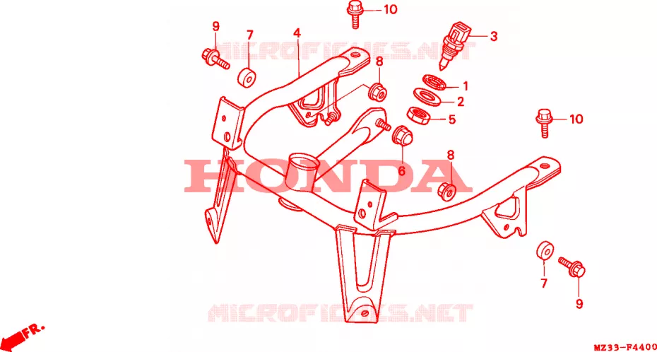 KAP STANG Honda MOTO 1500 GOLD-WING 1996  GL1500AT