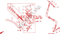 VOORREM HOOFDCILINDER voor Honda SHADOW 750 50HP 1997