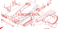 ZWAAI ARM voor Honda VF 750 MAGNA 1996