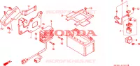 ACCU voor Honda NTV 650 1996