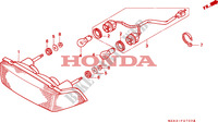 ACHTERLICHT voor Honda NTV 650 1997