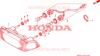 ACHTERLICHT voor Honda NTV 650 1996