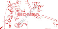 HENDEL PIJP/BOVENSTE BRUG voor Honda NTV 650 50HP 1997