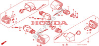 KNIPPERLICHT voor Honda NTV 650 REVERE 34CV 1997