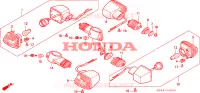KNIPPERLICHT voor Honda NTV 650 1996