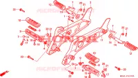 OPSTAP voor Honda NTV 650 1996
