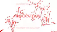 STANDAARD voor Honda NTV 650 1996