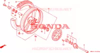 VOOR WIEL voor Honda NTV 650 1996