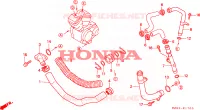 WATER PIJP voor Honda NTV 650 1996
