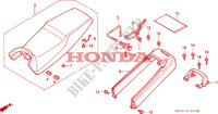 ZITTING/ACHTER KAP voor Honda NTV 650 50HP 1997