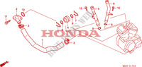WATER PIJP voor Honda VLX SHADOW 600 2 TONE 1999