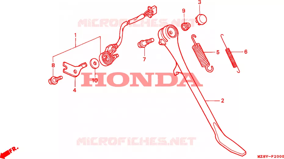 STANDAARD(1) Honda MOTO 600 SHADOW 1997  VT600CDV