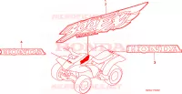 EMBLEEM(3) voor Honda TRX 300 SPORTRAX EX 1998