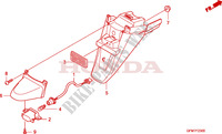 ACHTER STROOMLIJNKAP voor Honda LEAD 110 2012