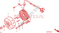 GENERATOR voor Honda LEAD 110 2012