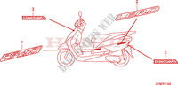 MERK voor Honda LEAD 110 2012