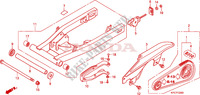 ZWAAI ARM voor Honda 125 VARADERO DE LUXE 2009
