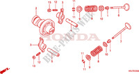 NOKKENAS/KLEP voor Honda S WING 125 FES ABS SPECIAL 2009