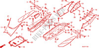 VLOERPANEEL/MIDDEN AFDEKKING voor Honda S WING 150 FES ABS SPECIAL 2009