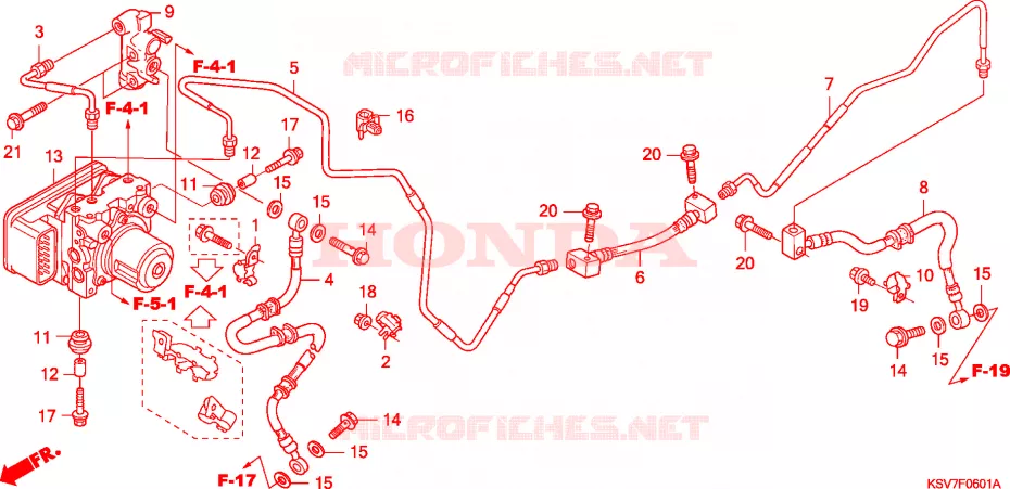 ACHTERREM PIJP (NSS250EX) Honda SCOOTER 250 FORZA 2006  NSS250EX5