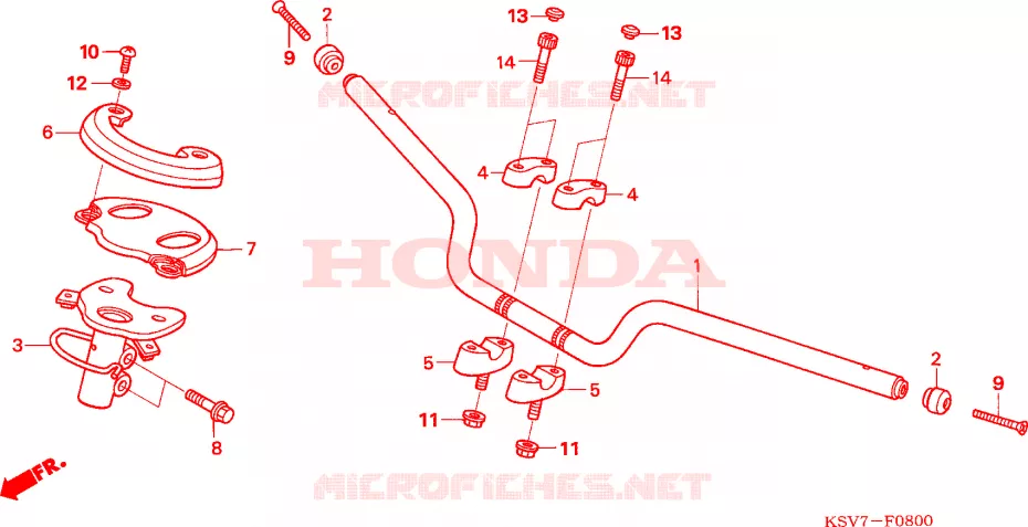HENDEL PIJP Honda SCOOTER 250 FORZA 2007  NSS250EX7