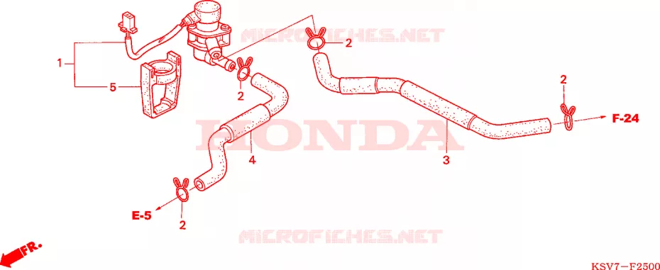 LUCHT INJECTIE BEDIENING KLEP Honda SCOOTER 250 FORZA 2007  NSS250EX7