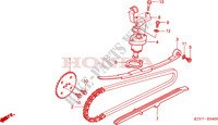 NOK KETTING/SPANNER voor Honda SH 125 INJECTION TOP BOX 2005