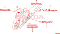 MERK voor Honda SH 300 SPORTY ABS SPECIAL 2010