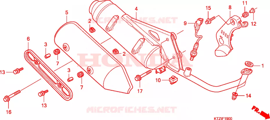 UITLAATDEMPER Honda SCOOTER 125 PES 2012  PES125A