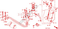 ACHTER REM HOOFD CILINDER(XL1000VA) voor Honda XL 1000 VARADERO ABS RED 2009