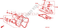 CILINDERKOP AFDEKKING voor Honda XL 1000 VARADERO ABS RED 2009