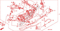 GAS HUIS voor Honda XL 1000 VARADERO ABS RED 2009