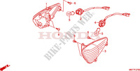KNIPPERLICHT voor Honda XL 1000 VARADERO ABS YELLOW 2008 2009