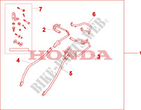 KOFFERREK voor Honda XL 1000 VARADERO ABS 2008