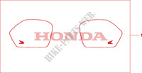 PANNIER COVER SET voor Honda XL 1000 VARADERO ABS 2008
