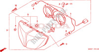 KOPLAMP(CBF600S/SA) voor Honda CBF 600 FAIRING ABS 25KW 2006