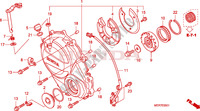 KOPPELING AFDEKKING (CBF600S8/SA8/N8/NA8) voor Honda CBF 600 NAKED ABS 34HP 2008