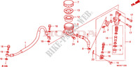 ACHTER REM HOOFD CILINDER(CBF600S/N) voor Honda CBF 600 NAKED 34HP 2009