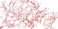 KAP voor Honda CBF 600 FAIRING ABS 2009