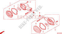 KNIPPERLICHT(CBF600N/NA) voor Honda CBF 600 NAKED ABS 34CV 2009