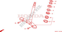 STURING STANG voor Honda DEAUVILLE 700 ABS 2010